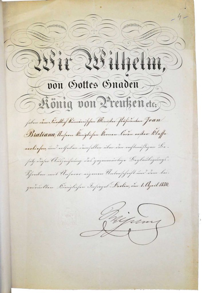 Diploma I C Brătianu