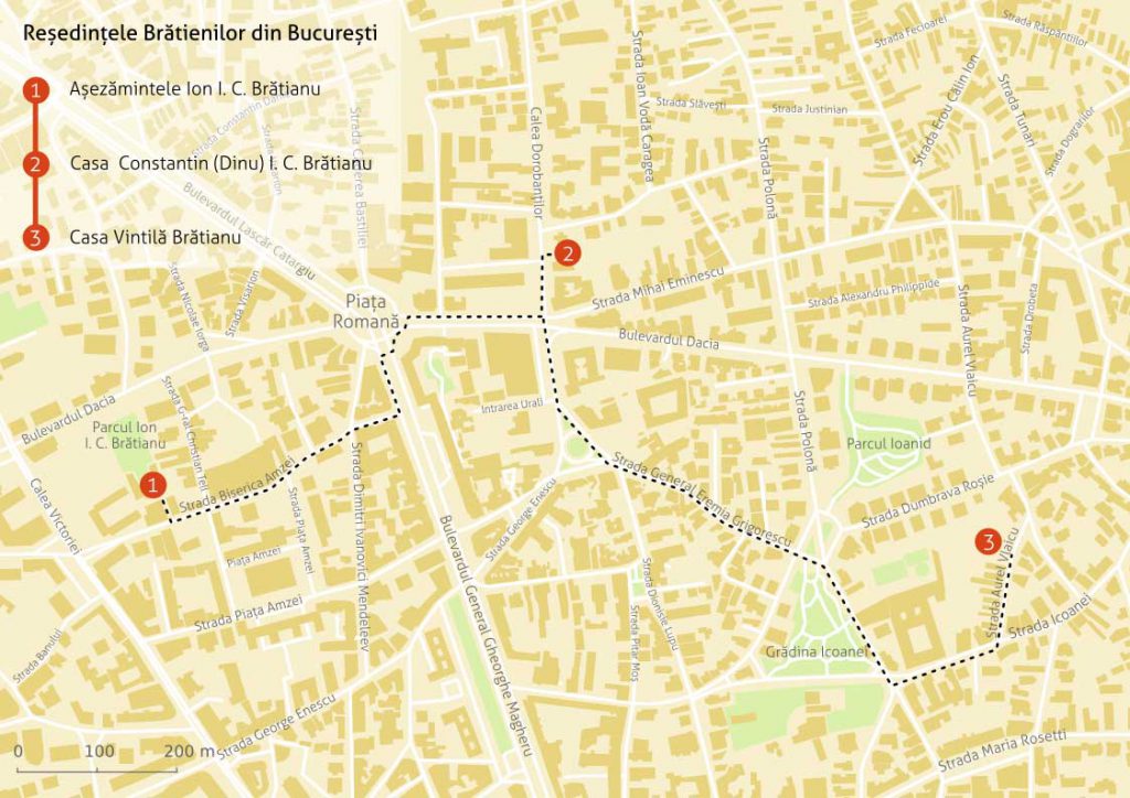 Imobilele membrilor familiei Brătianu din București, 2021