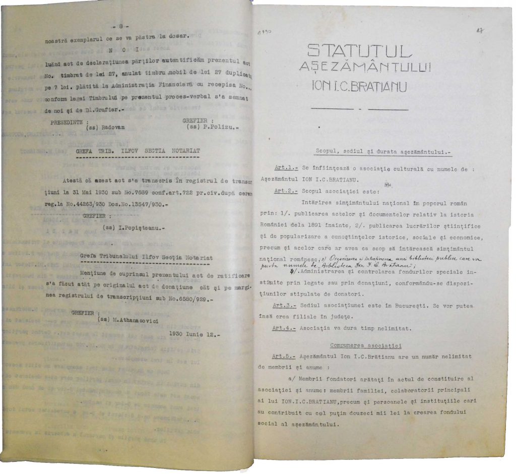 Așezământul Ion I.C. Brătianu