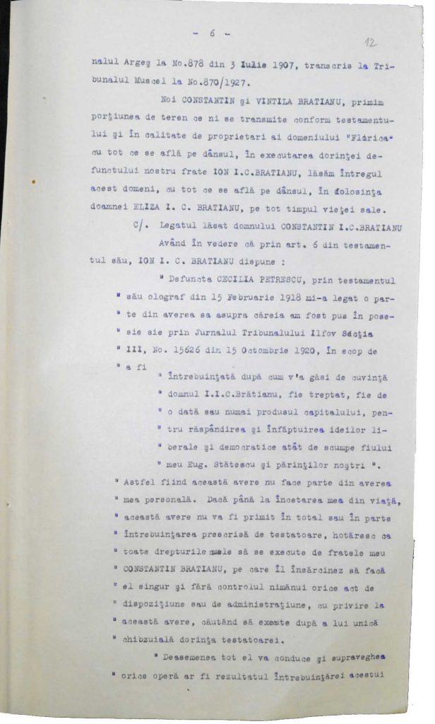 Pact de familie și act de liberare de legate