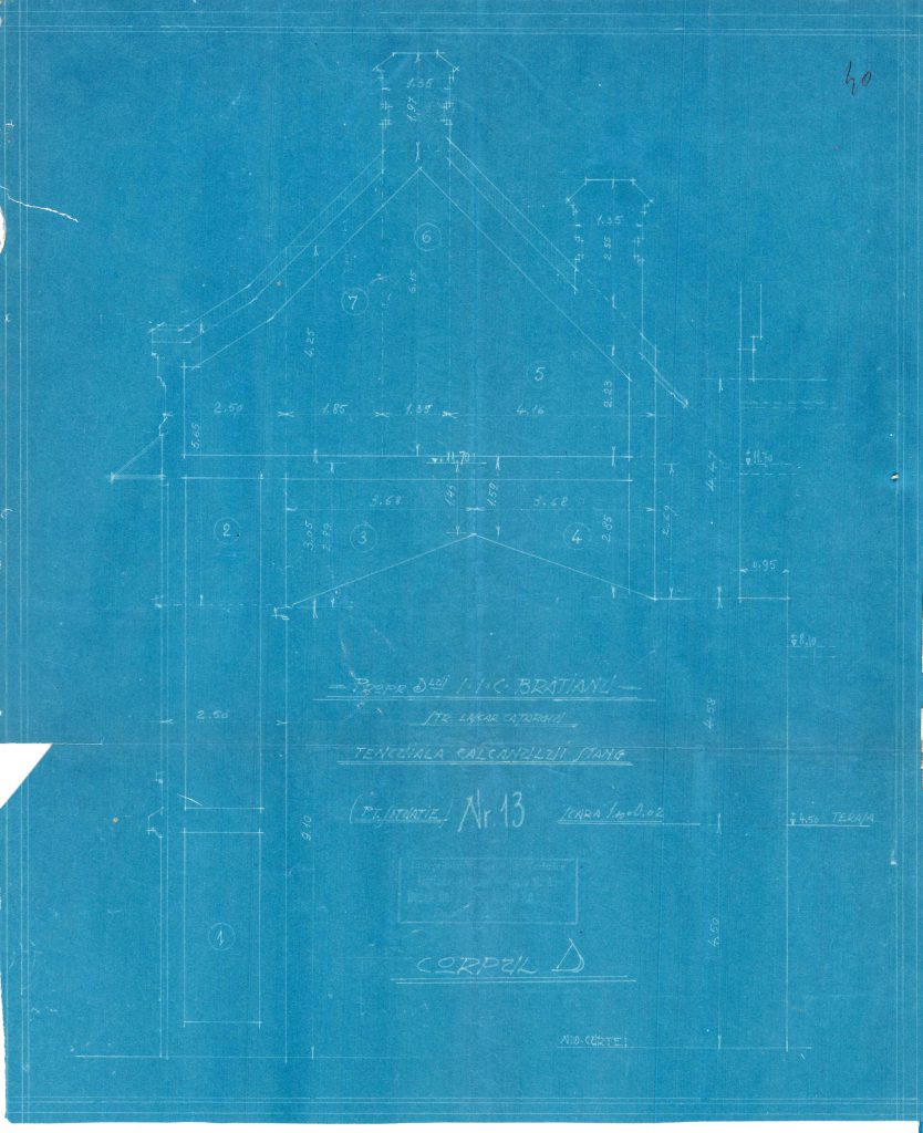 Corpul D- tencuiala calcanului stâng, Fototeca INP, 1964