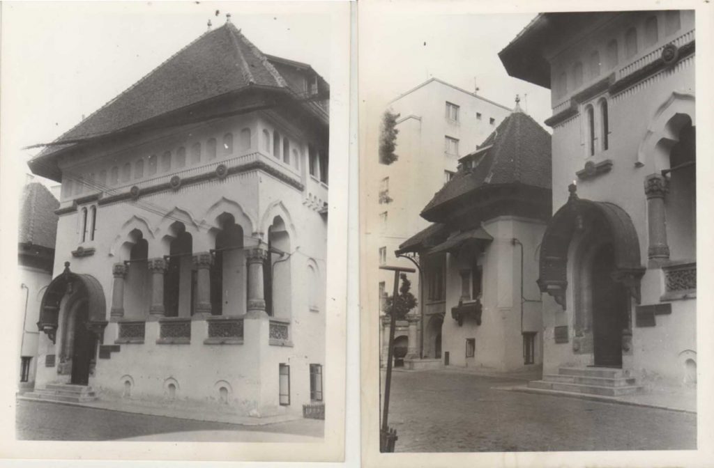 Loggia și intrarea principală, 1964 (Arhiva I.N.P.)