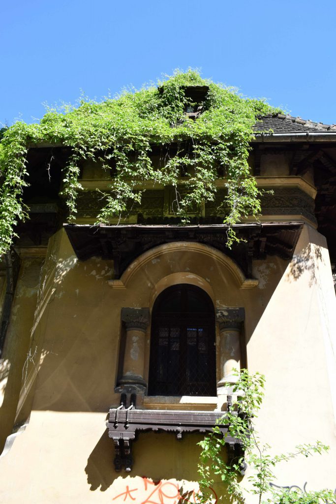 Casa IIC Brătianu, ancadrament fereastră, Arhiva INP, 2021