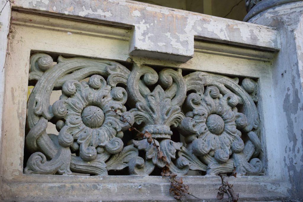 Casa IIC Brătianu, detaliu piatra, Arhiva INP, 2021