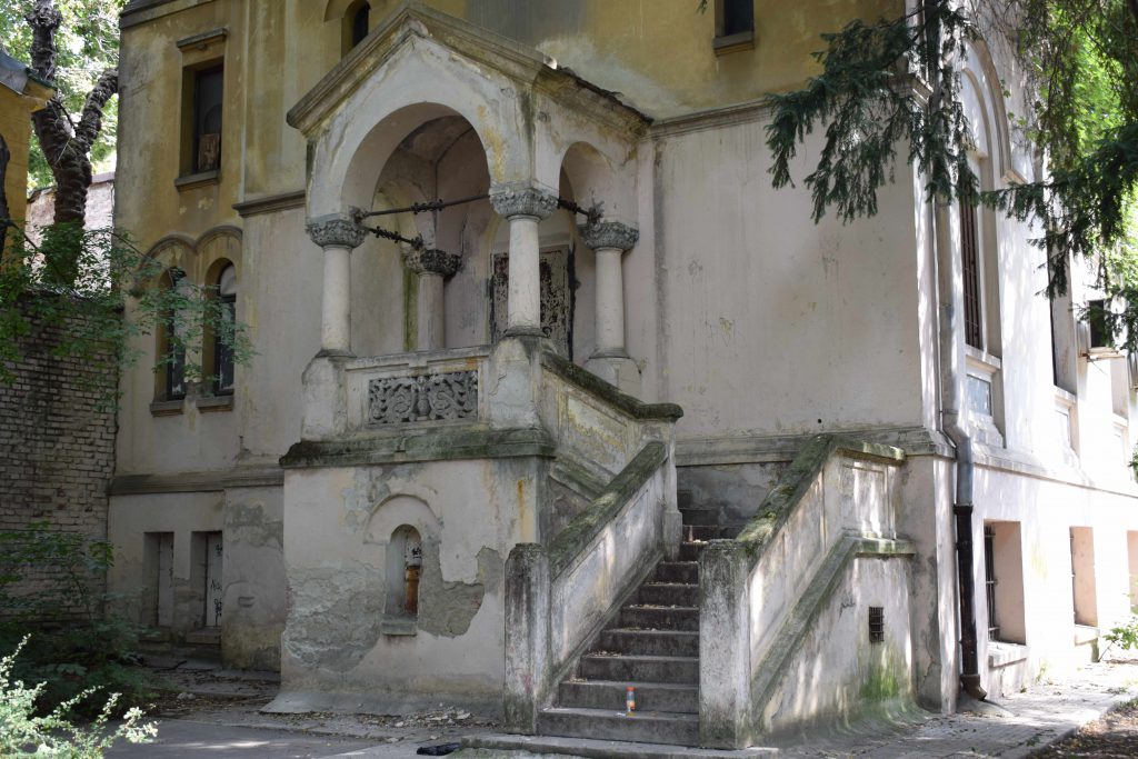 Casa IIC Brătianu, intrare secundară, Arhiva INP, 2021