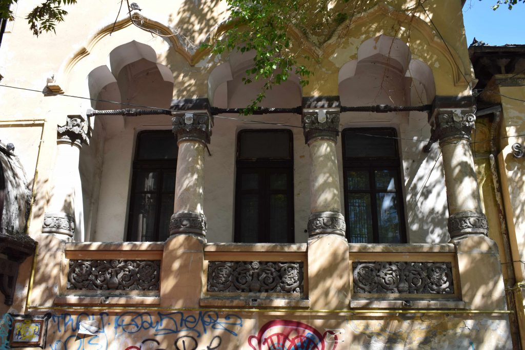 Casa IIC Brătianu, pridvor-cerdac, Arhiva INP, 2021