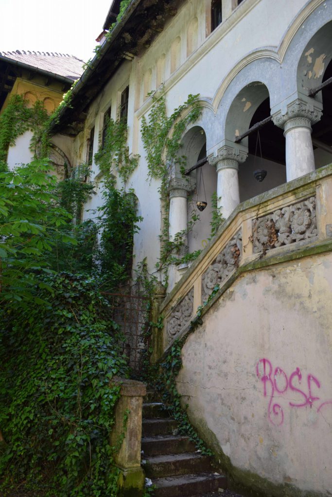 Casa IIC Brătianu, scara de intrare, Arhiva INP, 2021