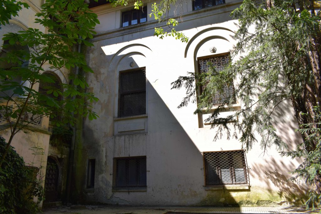 Casa IIC Brătianu, vedere dinspre grădină, aripa secundară, Arhiva INP, 2021